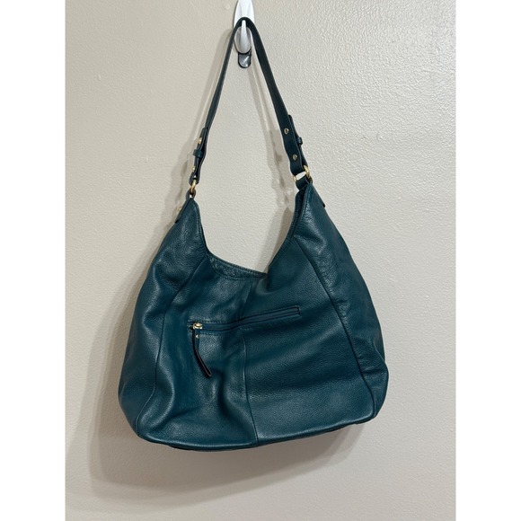 Ora‎ Delphine - Green Leather Sachel - Picture 3 of 8